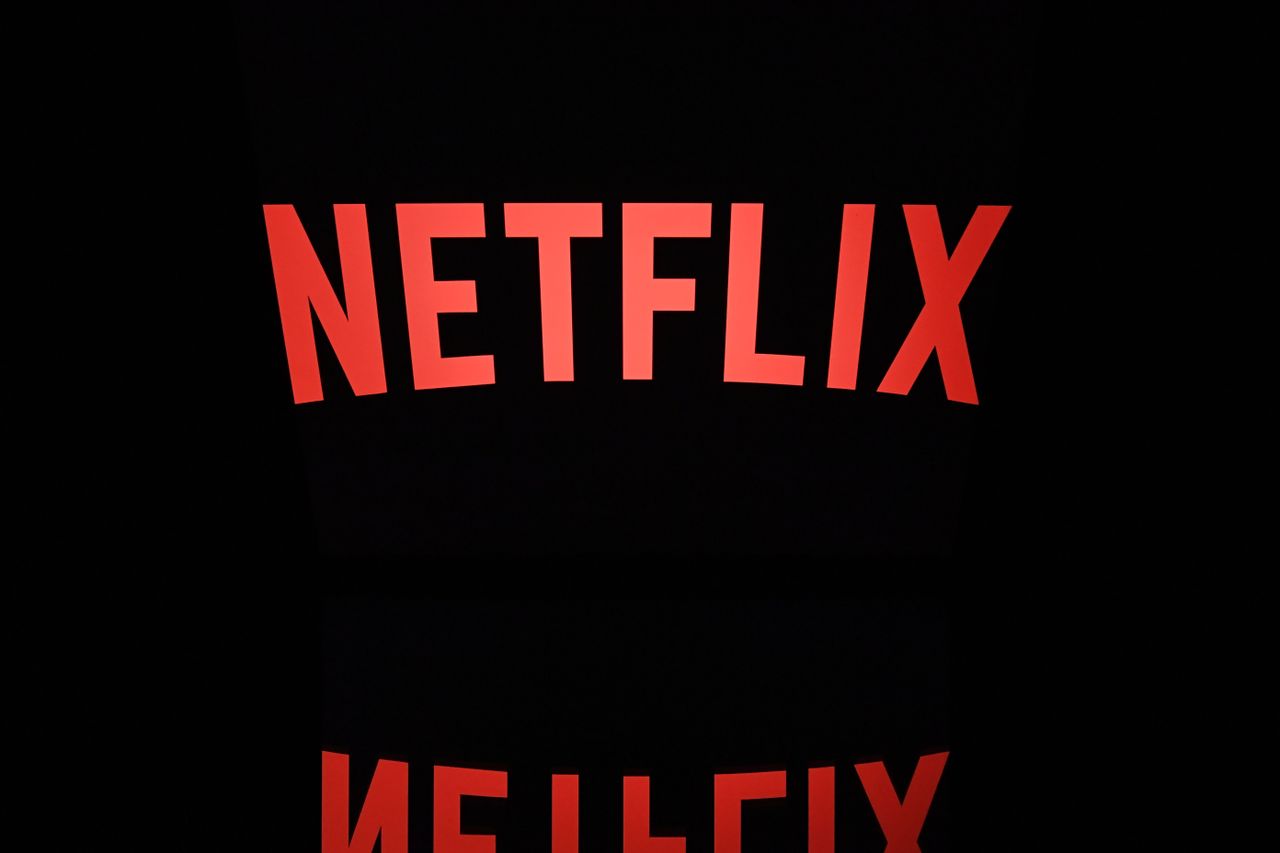 The Netflix logo in Paris