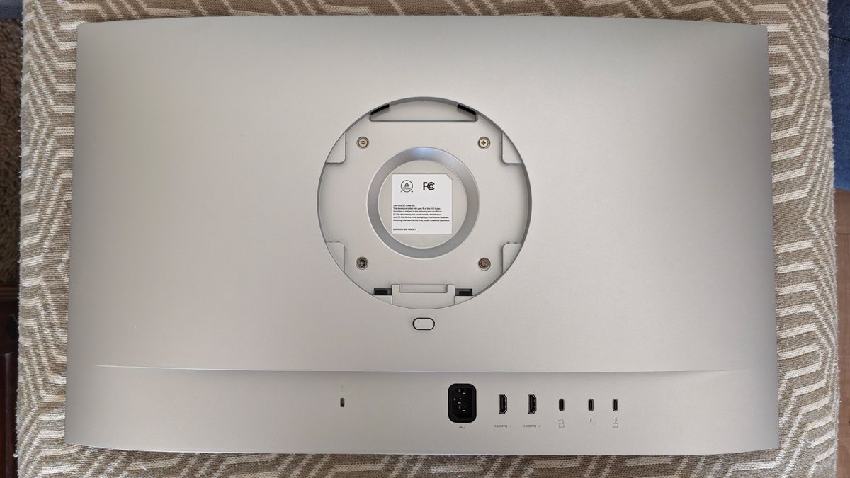 BenQ MA270S monitor rear panel without stand