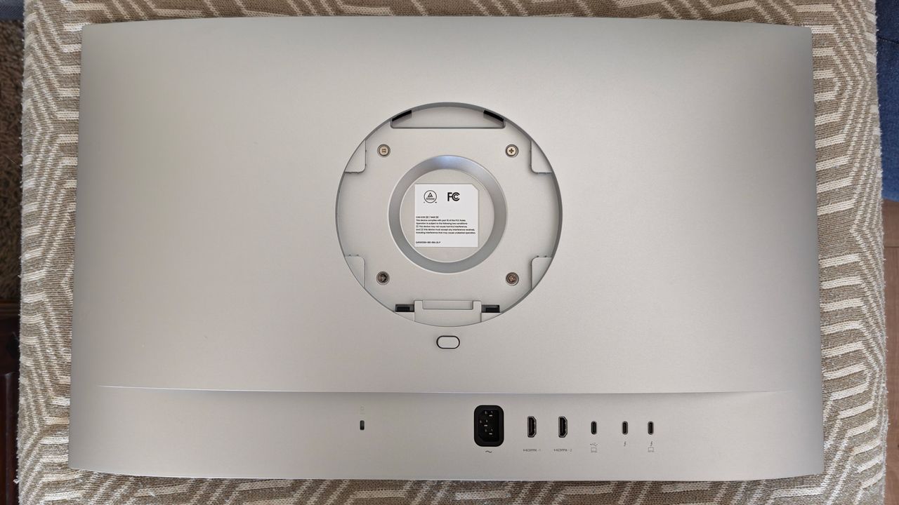 BenQ MA270S monitor rear panel without stand