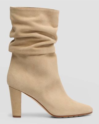 Calasso Suede Slouchy Mid Booties