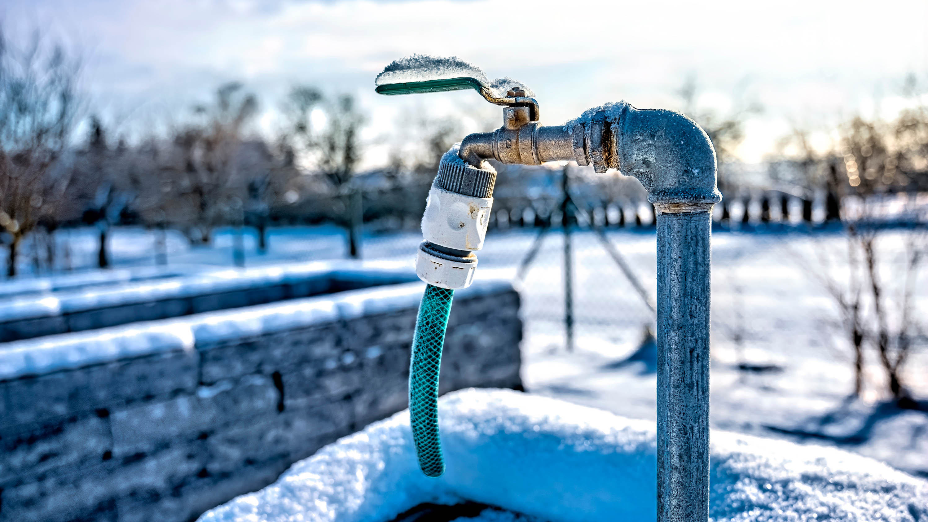 Faucet in winter