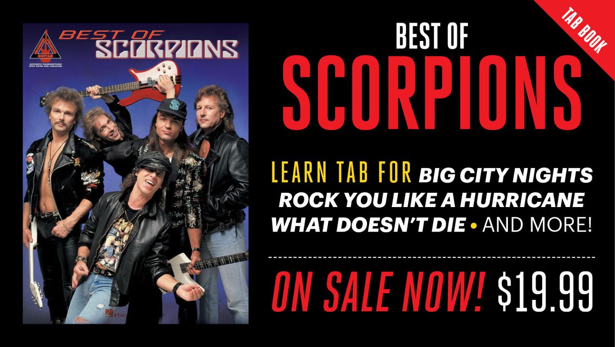 Tab Book Learn The Best Of Scorpions Note For Note