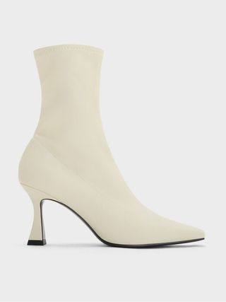 Elongated Square-Toe Ankle Boots