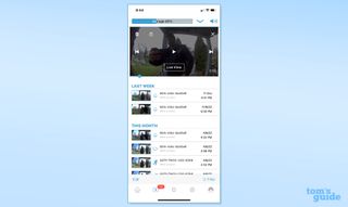 Blink Video Doorbell app live view