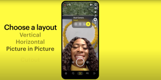 Snapchat's Dual camera