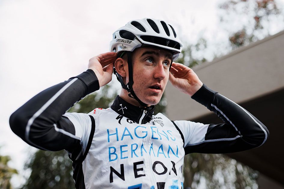 Irish U23 champion Eddie Dunbar rides for Axeon-Hagens Berman this year