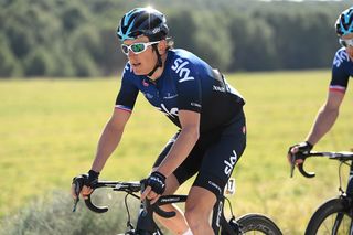 Geraint Thomas (Team Sky) riding stage 2 at Volta a la Comunitat Valenciana
