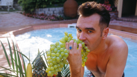 Morrissey in swimming pool
