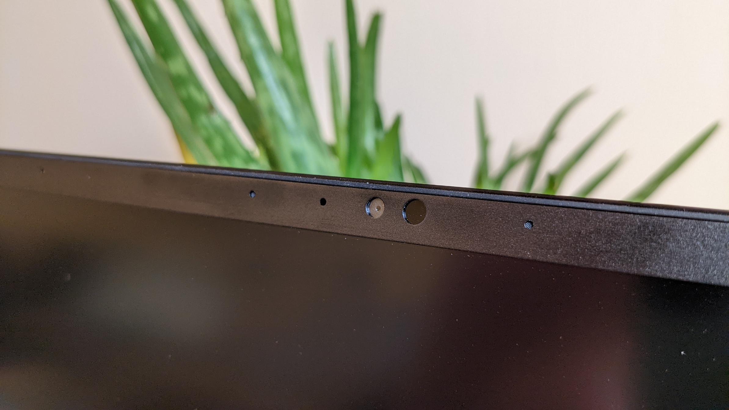 Nahaufnahme der Webcam des Razer Blade 15 Advanced Gaming-Laptop
