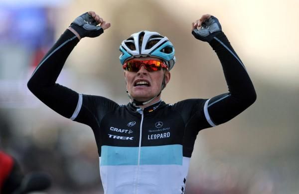Dominic Klemme (Leopard Trek) celebrates victory
