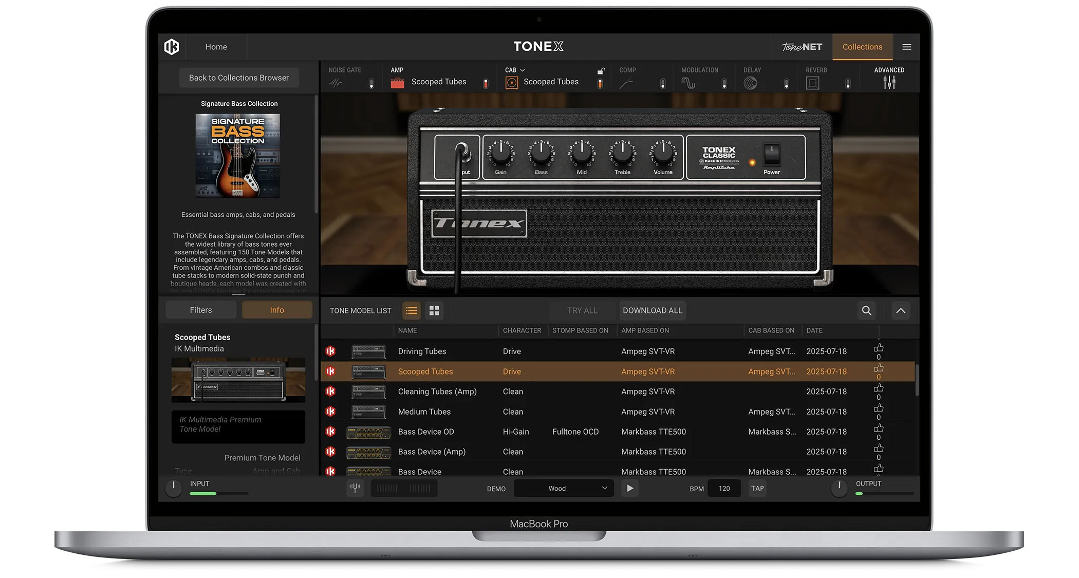 IK Multimedia Tonex Signature Bass Collections
