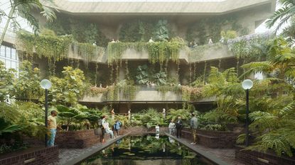 The Barbican Reflecting pond