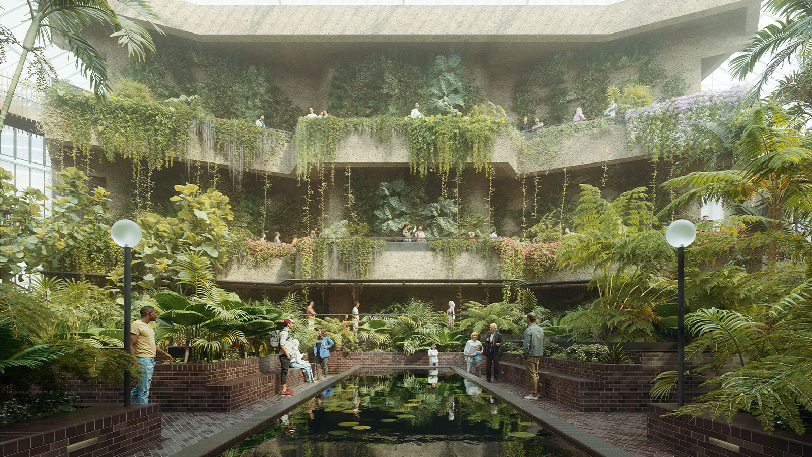The Barbican Reflecting pond