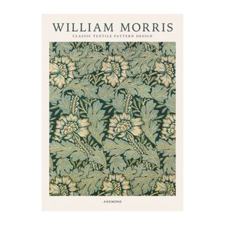 A green floral William Morris artwork