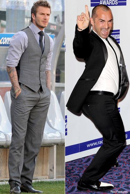 David Beckham and Louie Spence - David Beckham?s after dinner dance-off - Victoria Beckham - David Victoria Beckham - Celebrity News - Marie Claire