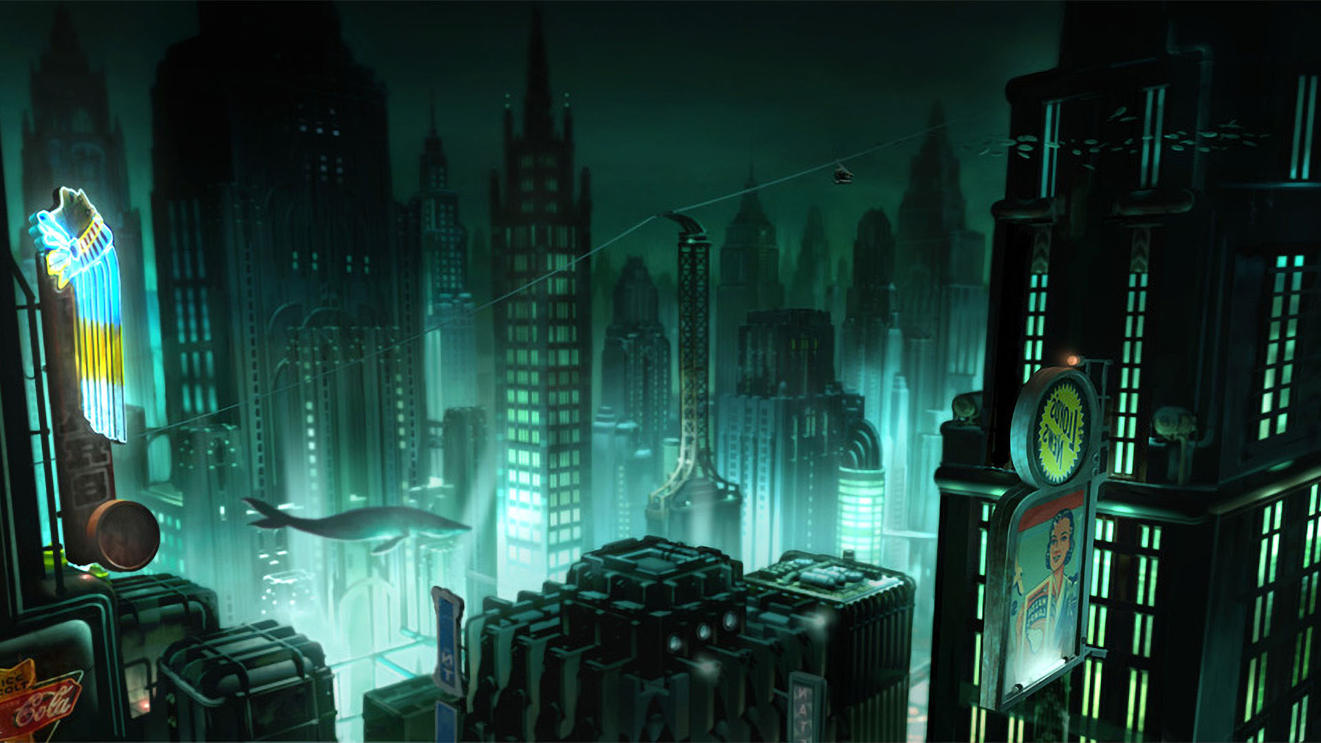 Bioshock&#039;s Rapture environment.