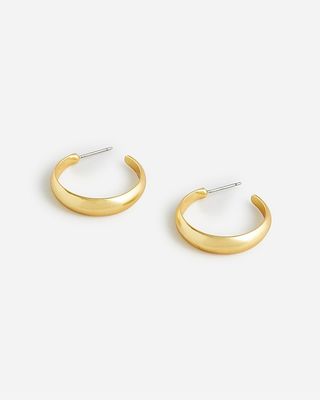 Dainty Gold-Plated Hoop Earrings