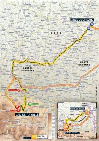 Tour De France 2016 Stage 7 Map