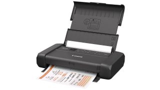 Product shot of the Canon TR150, one of the best compact printers