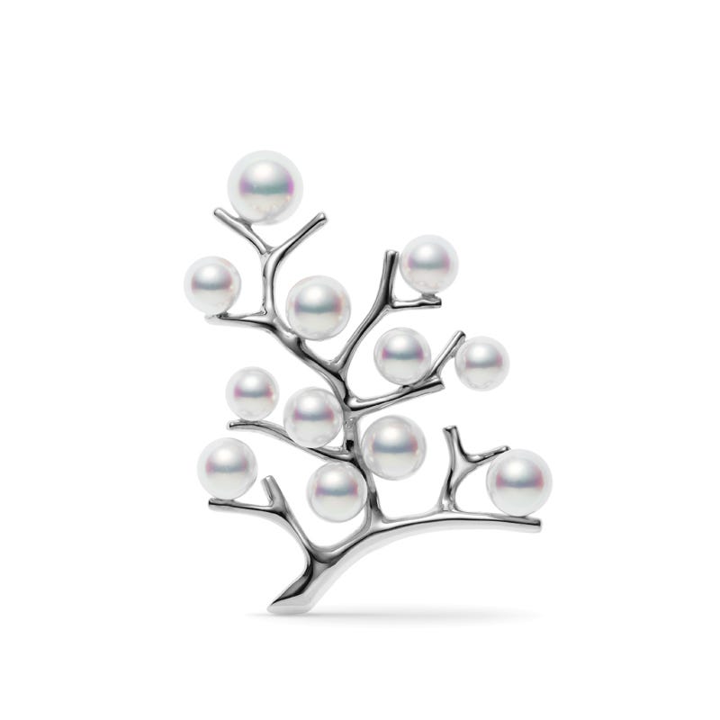 Akoya Cultured Pearl Brooch