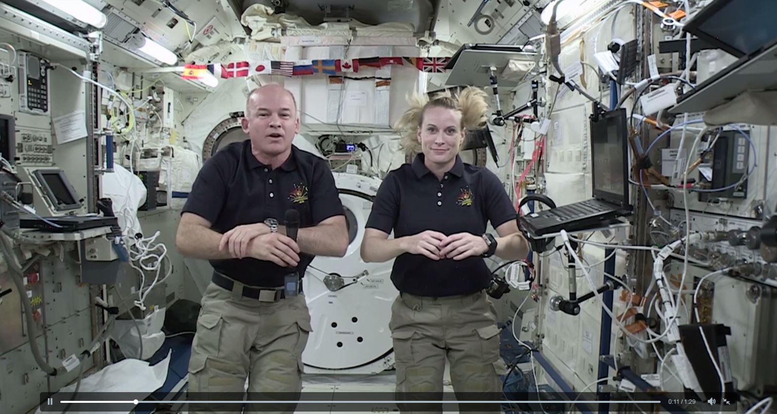 Astronauts on 2016 Olympics screenshot