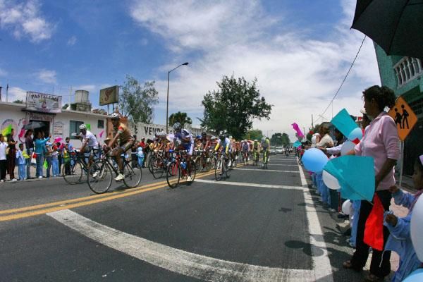 The locals came out to cheer on the racers