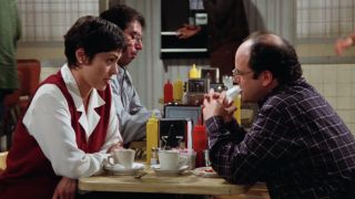 Michelle Forbes and Jason Alexander on Seinfeld