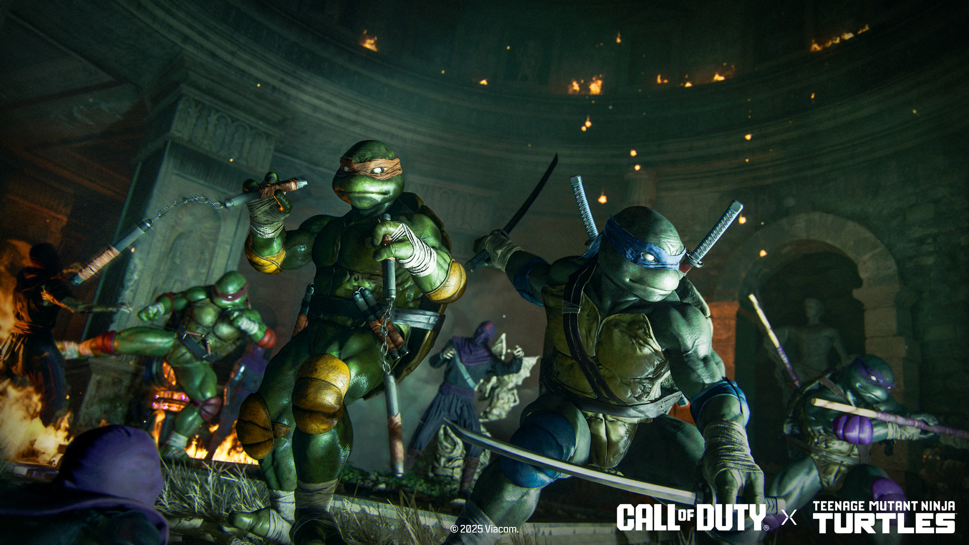 Call of Duty: Black Ops 6 and Warzone Season 2 Reloaded content featuring a crossover event with Teenage Mutant Ninja Turtles.