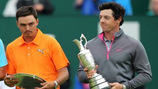 Rickie Fowler finished T2 behind Rory McIlroy at the 2014 Open at Royal Liverpool