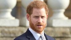LONDON, ENGLAND - JANUARY 16: Prince Harry, Duke of Sussex hosts the Rugby League World Cup 2021 draws for the men's, women's and wheelchair tournaments at Buckingham Palace on January 16, 2020 in London, England.