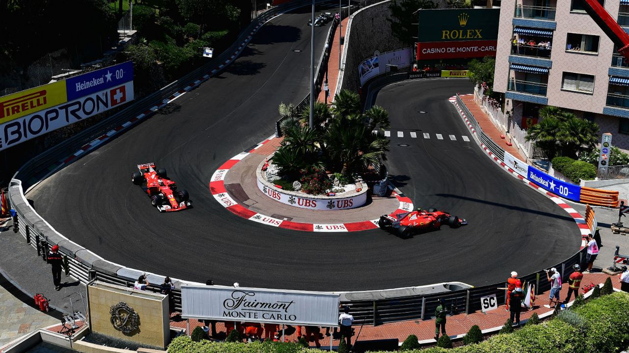 2018 Monaco GP Mercedes Ferrari Red Bull