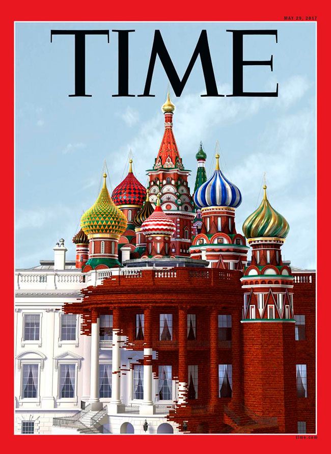 This striking Time cover was the first in a decade not to have a cover line