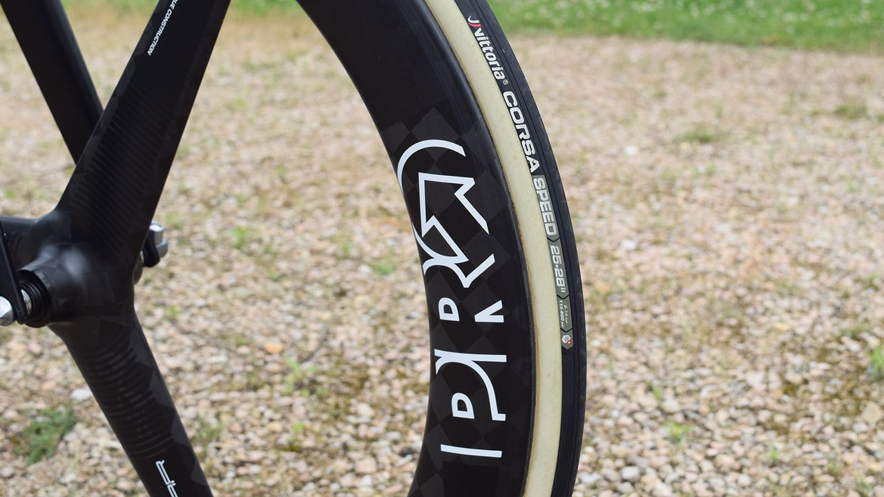 BMC use Vittoria Corsa tubular tyres for all of their racing throughout the year