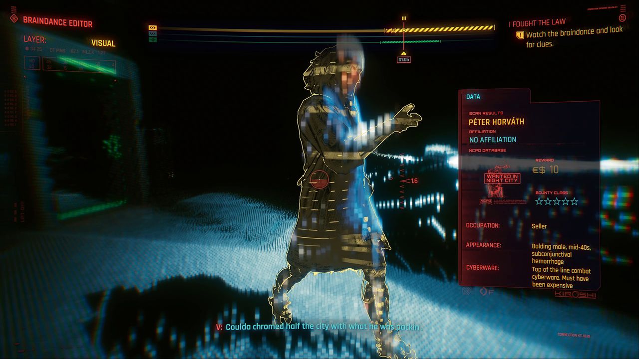 Cyberpunk 2077 I Fought The Law quest