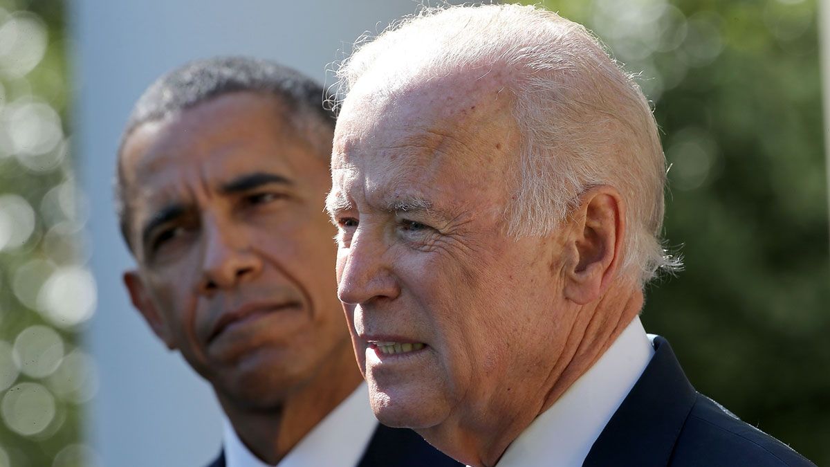 Joe Biden and Barack Obama