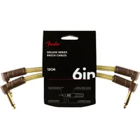 Fender Deluxe Series Tweed Patch Cable24K gold-plated connector | Woven tweed jacket Fender Deluxe Series Tweed Patch Cable24K gold-plated connector | Woven tweed jacket