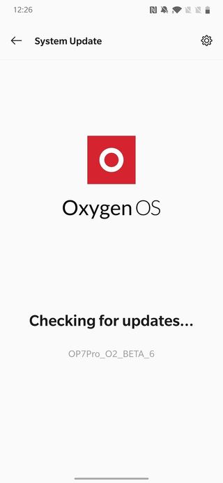 OnePlus checking for updates