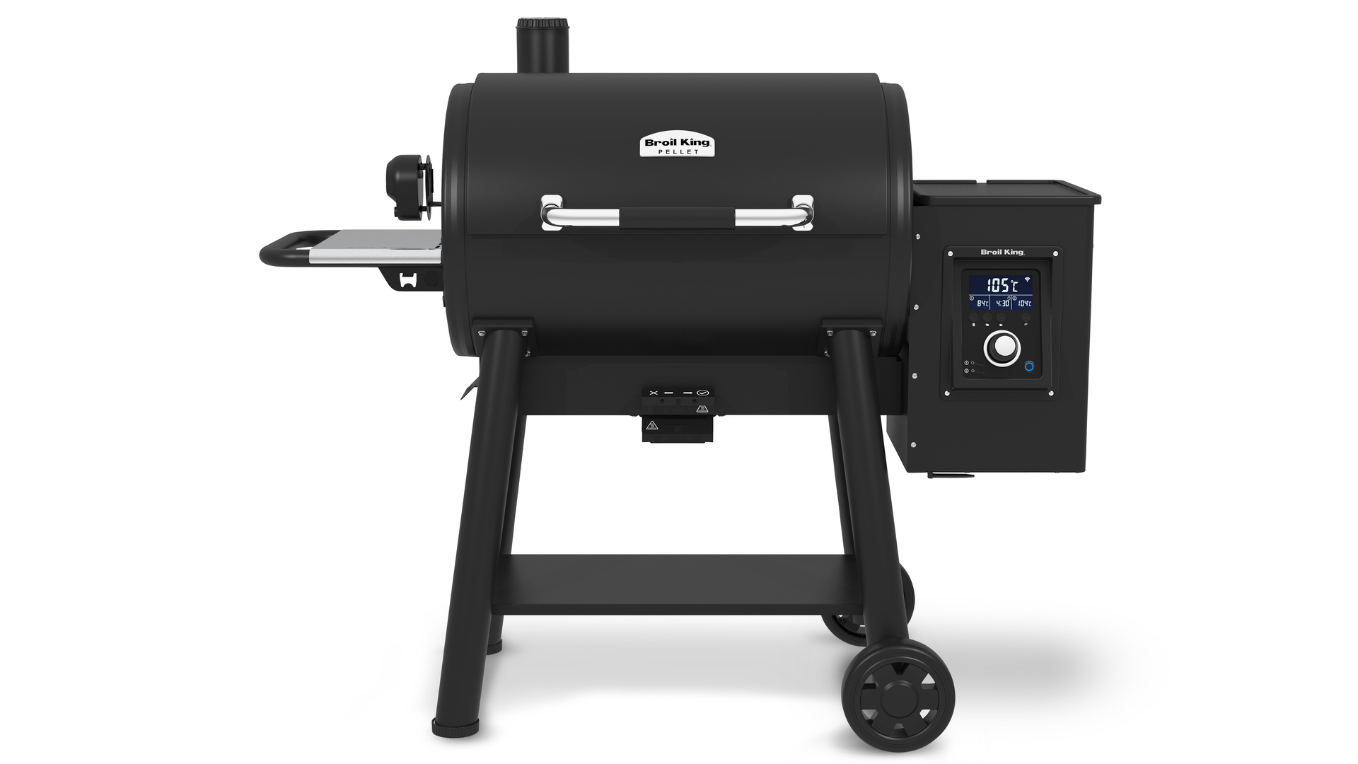 Broil king regal 500 smoker on white background