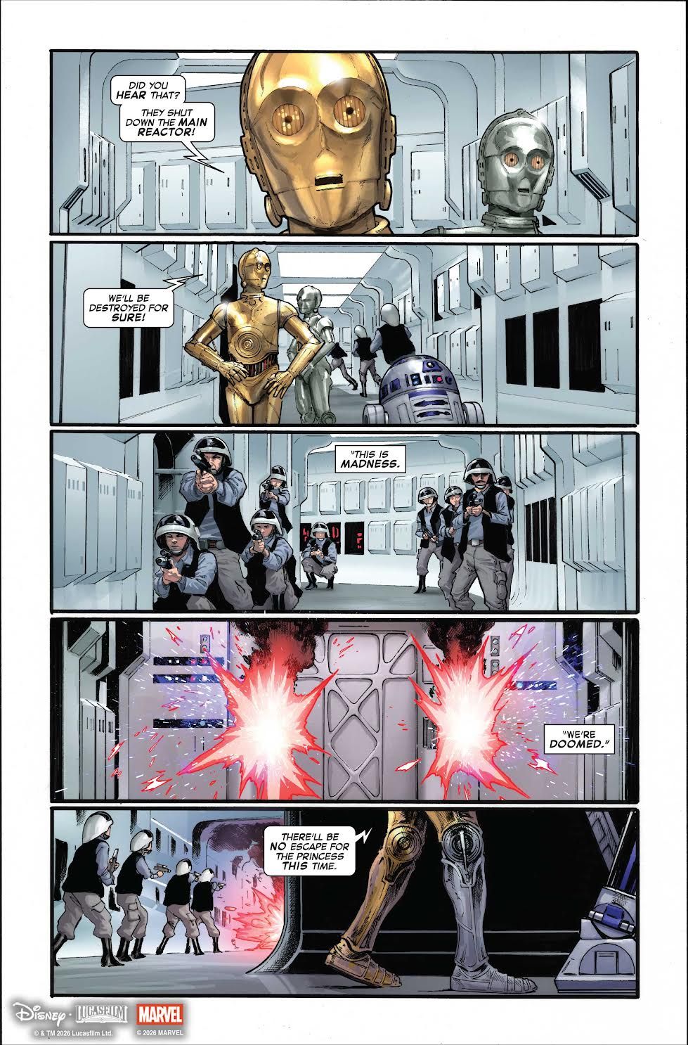 a page from a sci-fi comic book