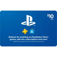 PlayStation gift card - $10