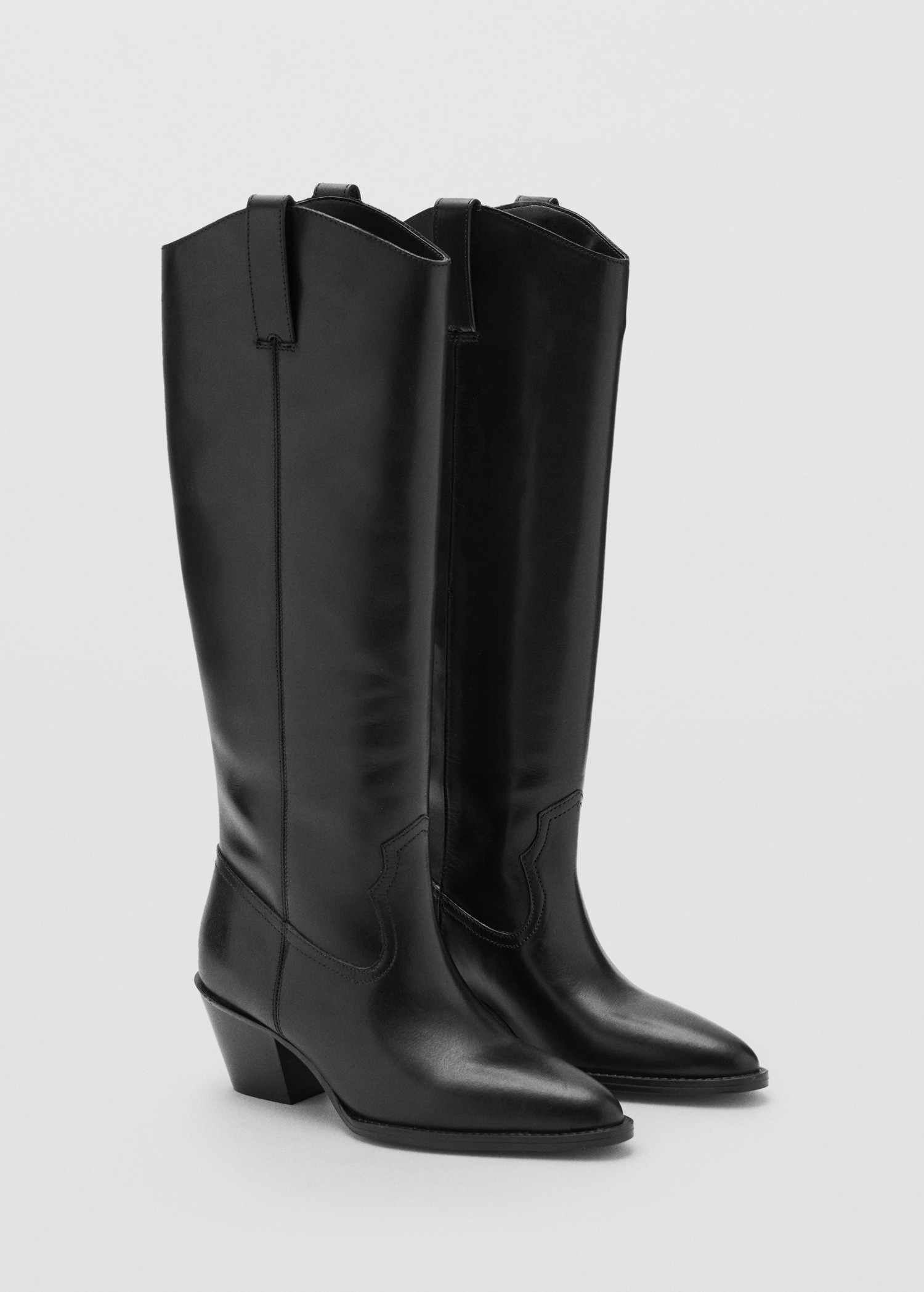 Heel Leather Boot - Women | Mango United Kingdom