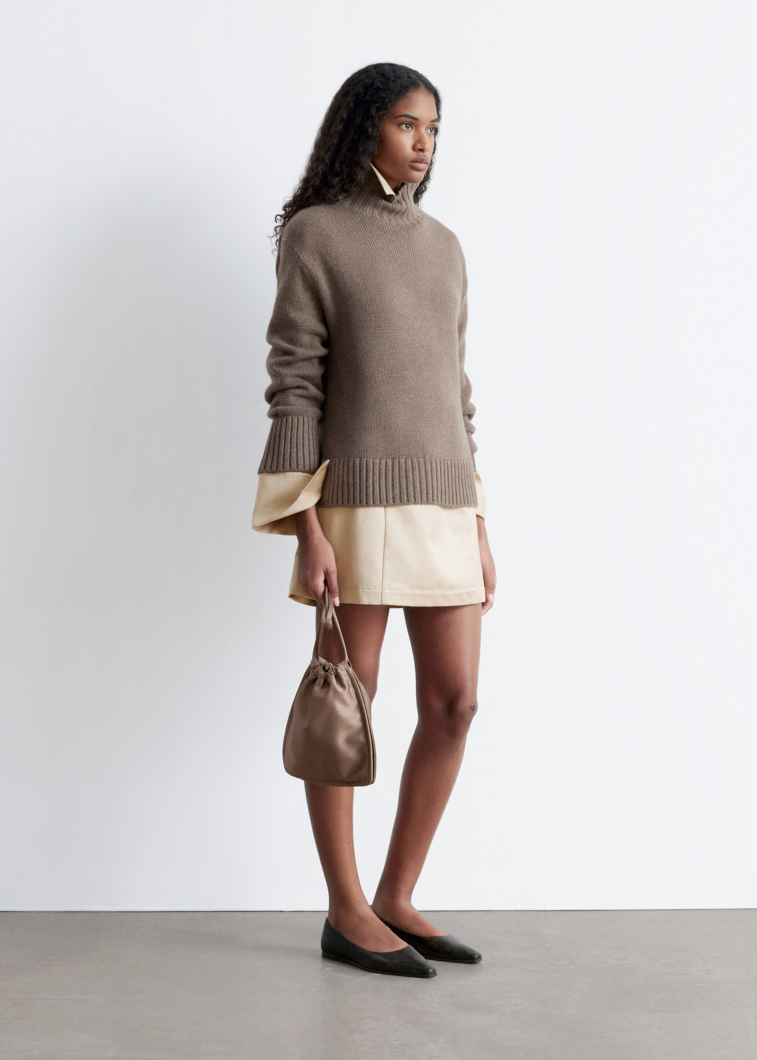 Cashmere-Blend Turtleneck Jumper