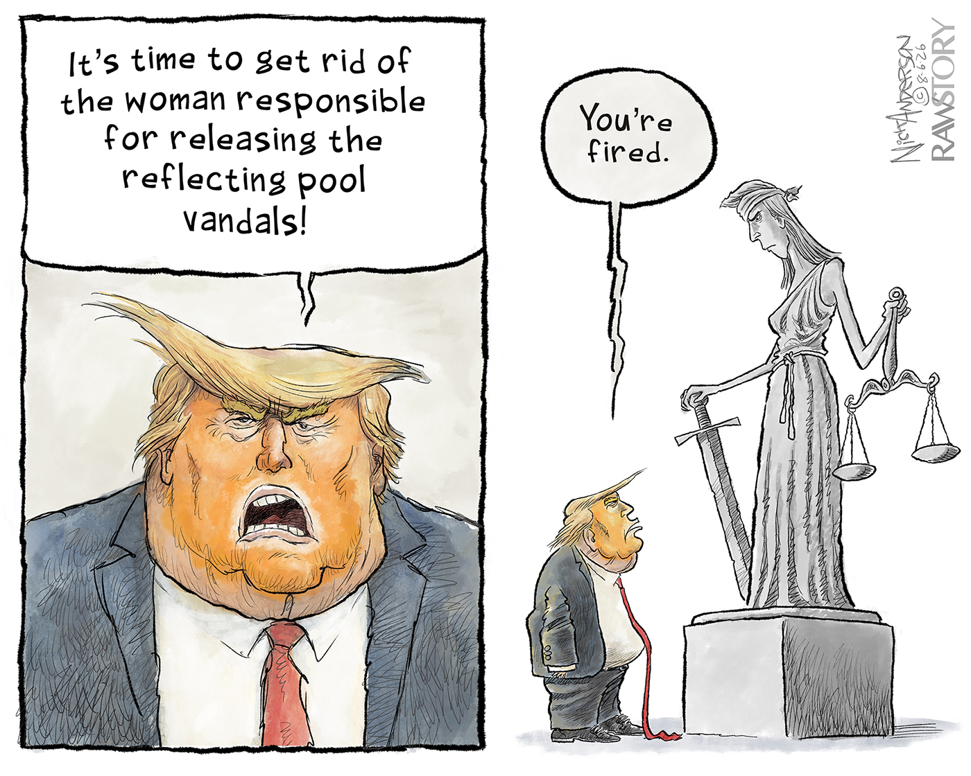 Political cartoon