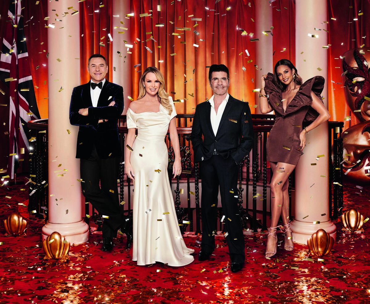 Britain&#039;s Got Talent judges David Walliams, Amanda Holden, Simon Cowell and Alesha Dixon