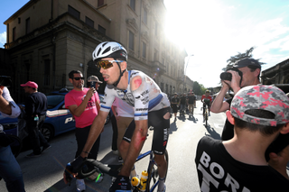 Christophe Laporte after crashing on stage 5 of the Giro d'Italia