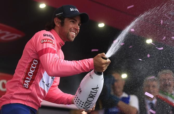 Michael Matthews (Orica-GreenEdge) still in the race lead in the Giro d'Italia after stage 4