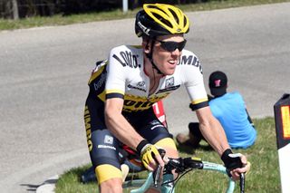 Steven Kruijswijk slipped off the podium on stage 20 of the 2016 Giro d'Italia. Photo: Graham Watson