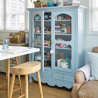 coastal cottage painted dresser