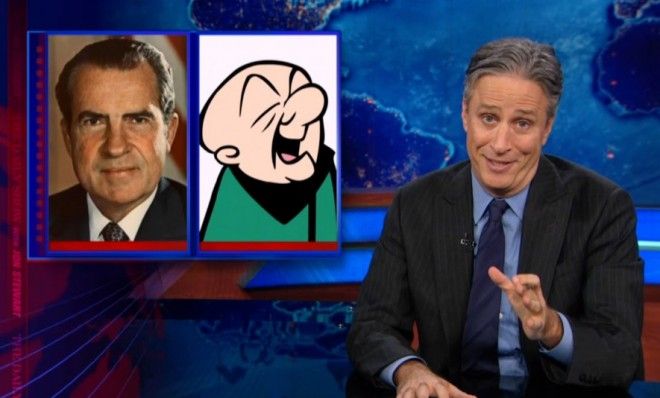 Jon Stewart slaps Obama