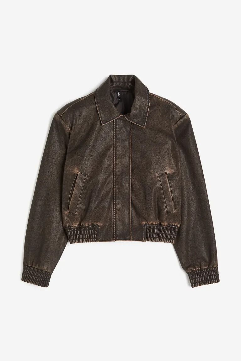 H&M leather jacket